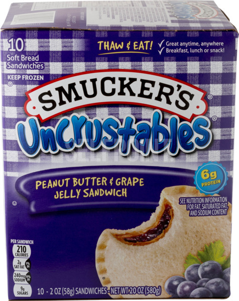 Peanut Butter & Grape Jelly Sandwiches 10 ct