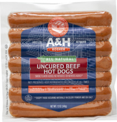 Uncured Beef Hot Dogs
