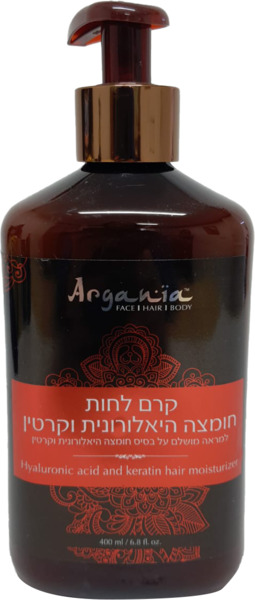 קרם לחות חומצה האלורונית וקרטין
