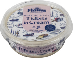 Herring & Lox Tidbits in Cream