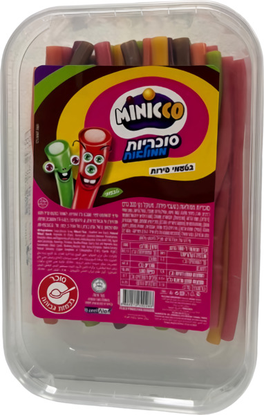 מיניקו - גומי מיקס ממולא 200 גרם