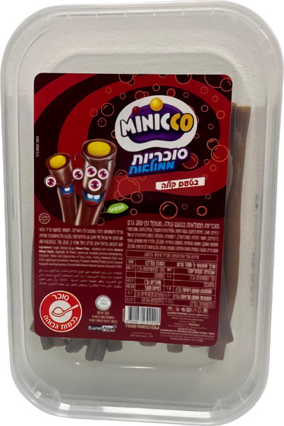 מיניקו גומי קולה ממולא 200 גר