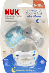 Orthodontic Pacifier Value Pack 3 ct 6-18m