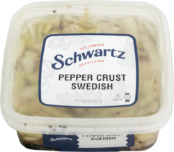 Pepper-Crusted Swedish-Style Herring