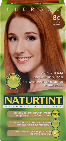 צבע לשיער בלונד נחושת C8