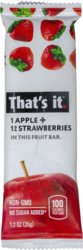 1 Apple + 12 Strawberries Fruit Bar