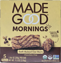 Chocolate Chip Soft Baked Oat Bars 5 ct