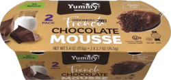 All Natural French Chocolate Mousse 2 ct
