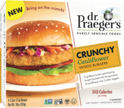 Crunchy Cauliflower Veggie Burgers 4 ct