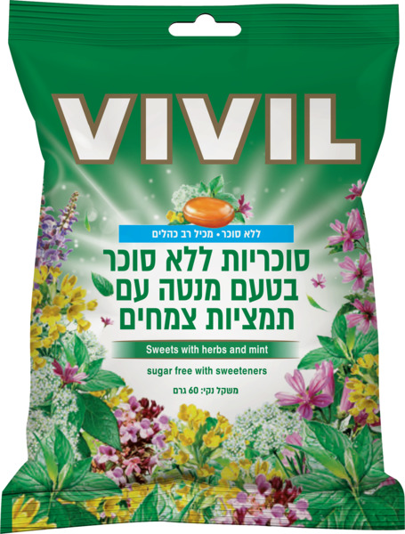 סוכריות בטעם מנטה ללא סוכר