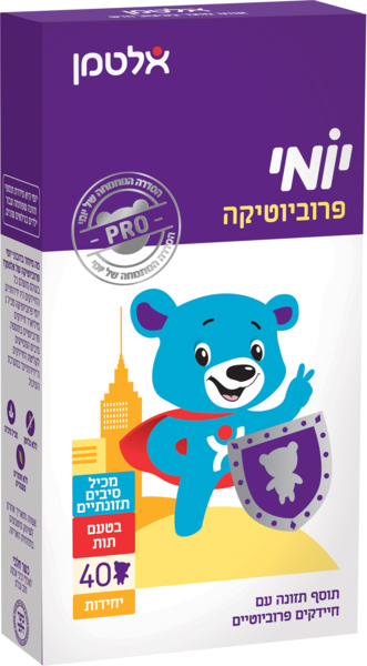 יומי פרוביוטיקה בטעם תות