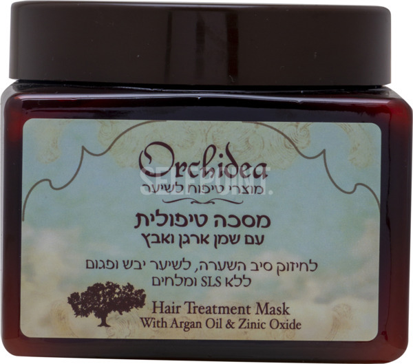 מסיכה טיפולית עם שמן ארגן ואבץ לשיער