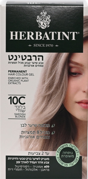צבע לשיער בלונד שוודי 10C