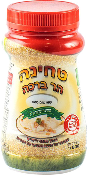 טחינה הר ברכה 100% ש - מידע תזונתי