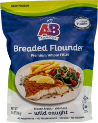 Breaded Flounder Whole Fillet