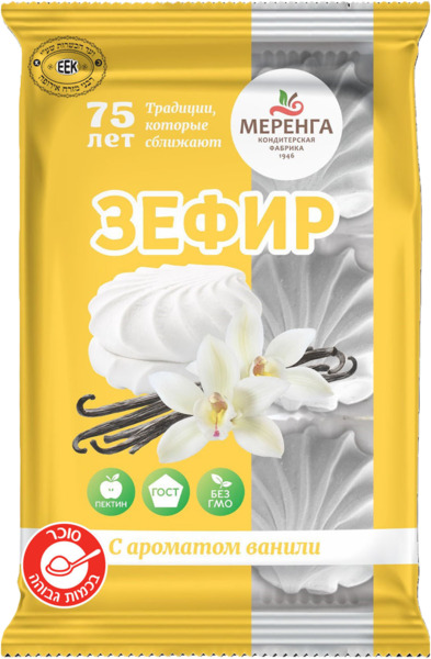זפיר ממתק מוקצף בטעם וניל