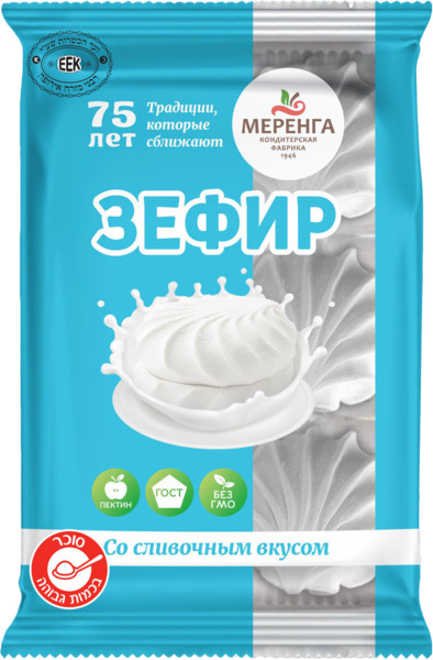 זפיר ממתק מוקצף בטעם שמנת