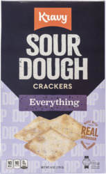 Everything Sour Dough Crackers