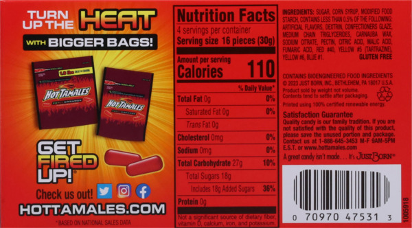 Fierce Cinnamon Flavored Chewy Candies 2