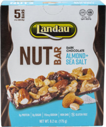 Almond + Sea Salt Dark Chocolate Nut Bar 5 ct