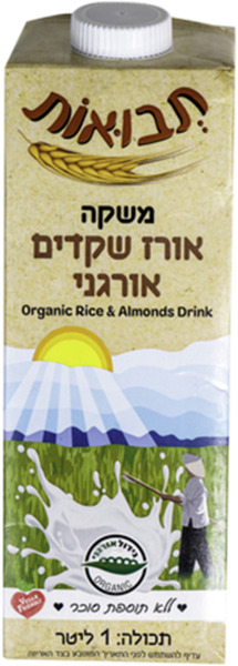 משקה אורז שקדים אורגני