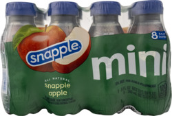 Mini Snapple Apple Flavored Juice Drink 8 ct