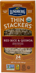 Thin Stackers Puffed Grain Cakes Red Rice & Quinoa