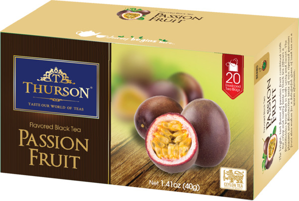 תה שחור פסיפלורה 20 שקיקים THURSON