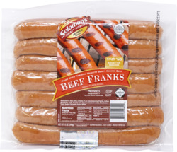 Beef Franks with Smoke Flavor Added