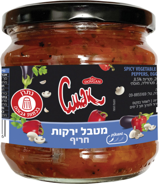 מטבל ירקות חריף (סאטה) 350 גר