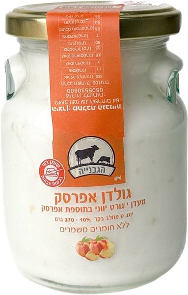 גולדן יוגורט אפרסק 270 גרם הגבניה