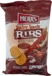 Gluten Free Baby Back Ribs Potato Chips