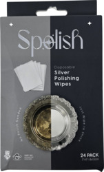 Disposable Silver Polishing Wipes 24pk