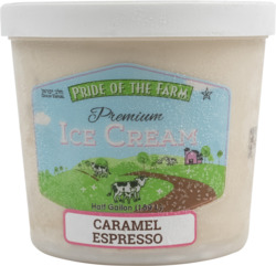 Caramel Espresso Flavored Ice Cream