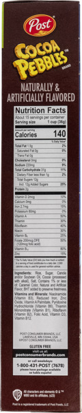 Cocoa Pebbles Chocolate Flavored Rice Cereal 2