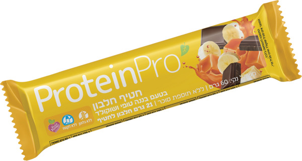 חטיף חלבון שוקולד לבן ופטל טבעוני 60 גרם