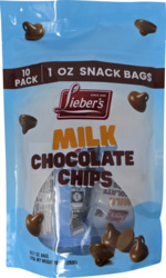 Milk Chocolate Chips Snack Bags 10 pk