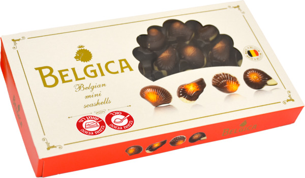 בונ שוקולד בלגי בצורת צדפות ים250BELGICA