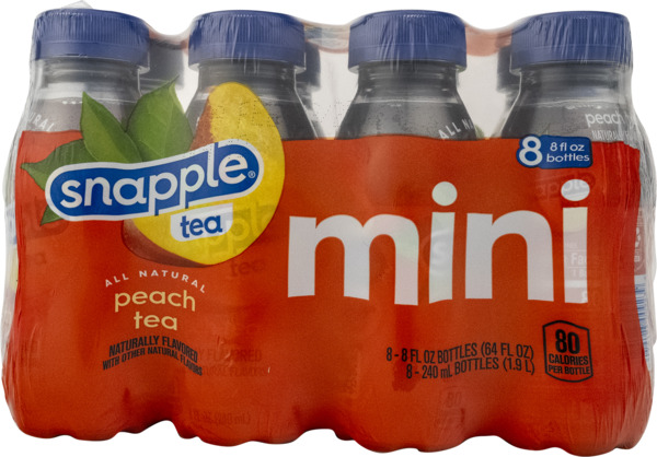 Mini Peach Flavored Tea 8 ct