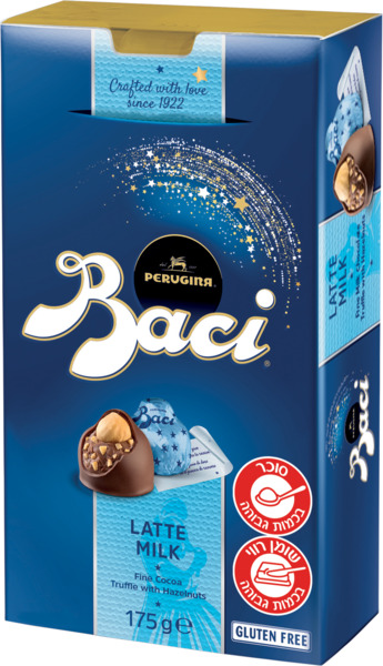 שוקולד באצ"י חלב קופסה 175גר  BACI PERUGINA