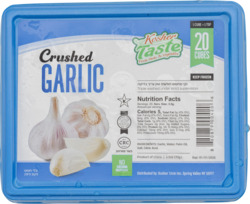 Crushed Garlic Cubes 20 ct