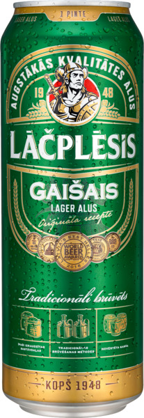 Gaisais בירה בהירה  5% 568 מ"ל פחית