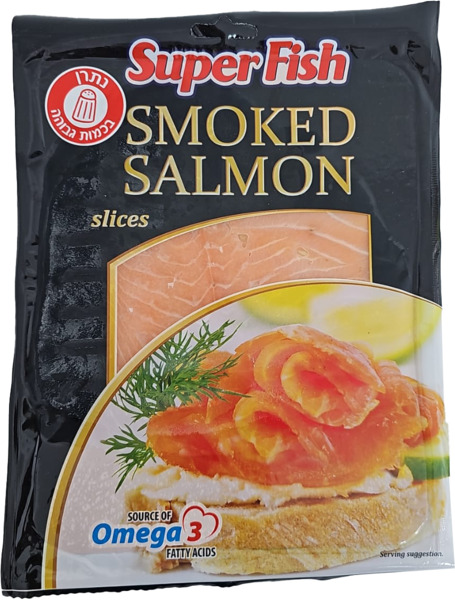סלמון מעושן פרוס 100 גרם תומר