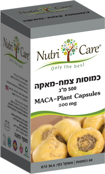 נוטריקר מאקה 500 מ"ג 60 כמוסות