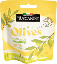 Garlic Pitted Olives Pouch