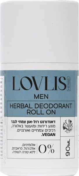 דאודורנט רול און צמחי לגבר