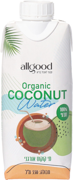 משקה מי קוקוס אורגני