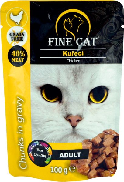 פיין קט פאוץ עוף ללא