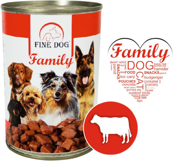 פיין דוג 415 גרם בטע