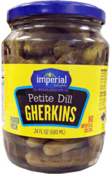 Packed Fresh Petite Dill Gherkins